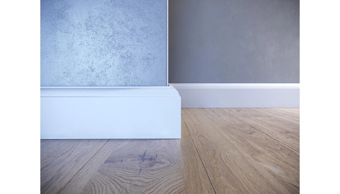 Listwa drewniana biała